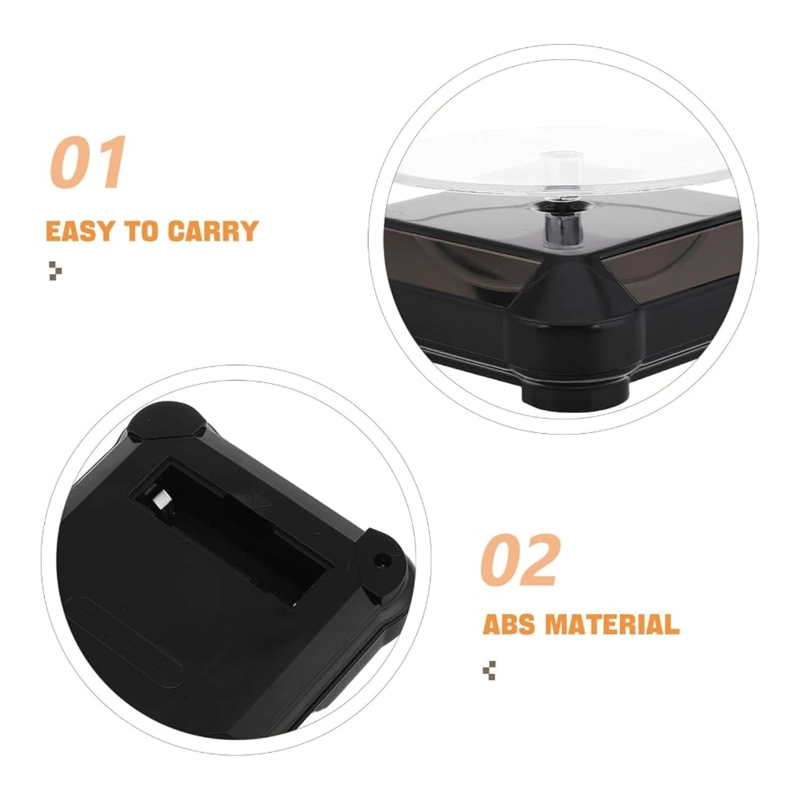 BASE GIRATORIA SOLAR EXHIBIDOR 360° JOYERIA RELOJES - 7