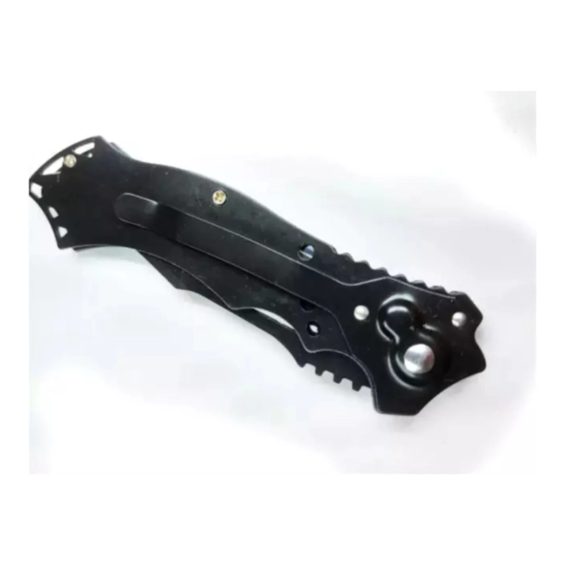 CUCHILLO PLEGABLE SKORPION EDC AZUL ROJO AUTOMATICA - 5