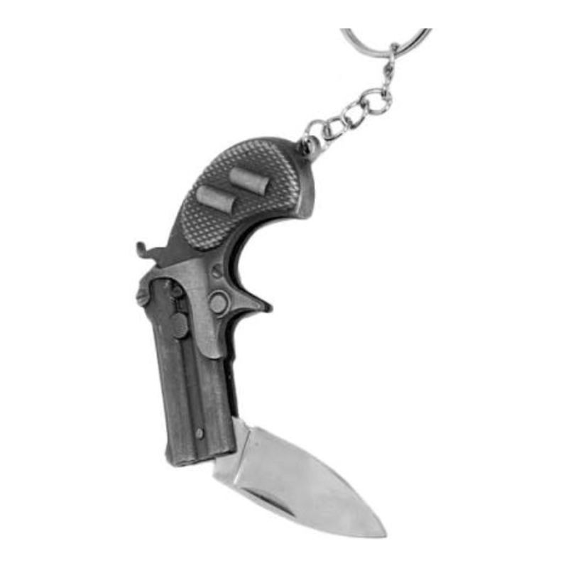 LLAVERO MAGNUM NAVAJA INTEGRADA METAL VINTAGE - 2