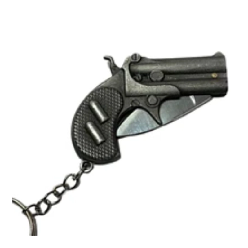 LLAVERO MAGNUM NAVAJA INTEGRADA METAL VINTAGE - 5