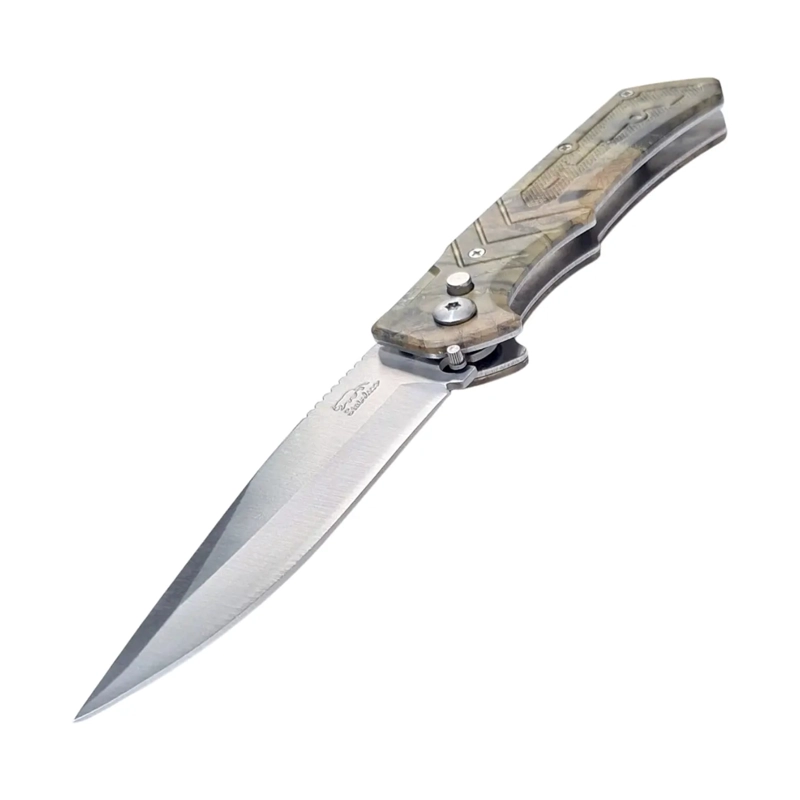 NAVAJA AUTOMATICA MANGO CAMUFLADO ACERO INOX - 3