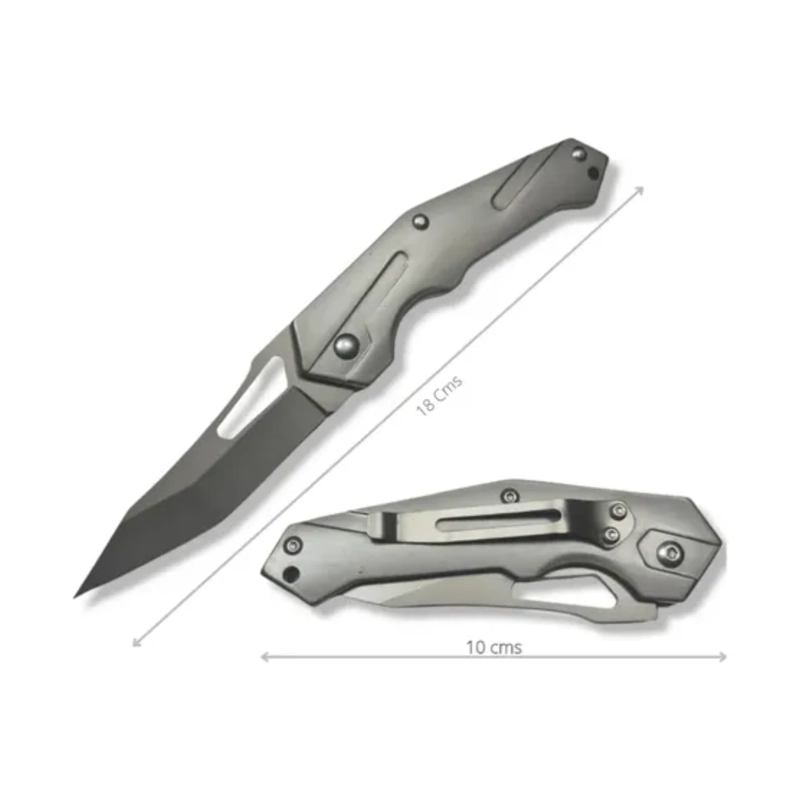 NAVAJA PLEGABLE ACERO INOXIDABLE TITANIUM - 5