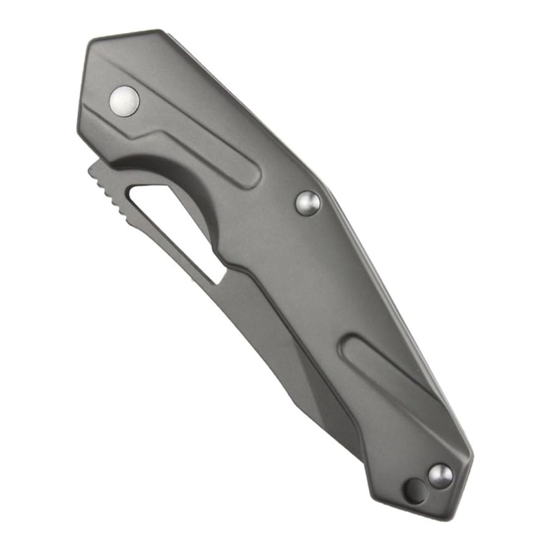 NAVAJA PLEGABLE ACERO INOXIDABLE TITANIUM - 8
