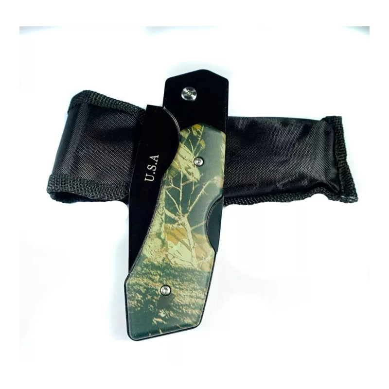 NAVAJA PLEGABLE SERENGUER CAMUFLAJE CON FUNDA - 4
