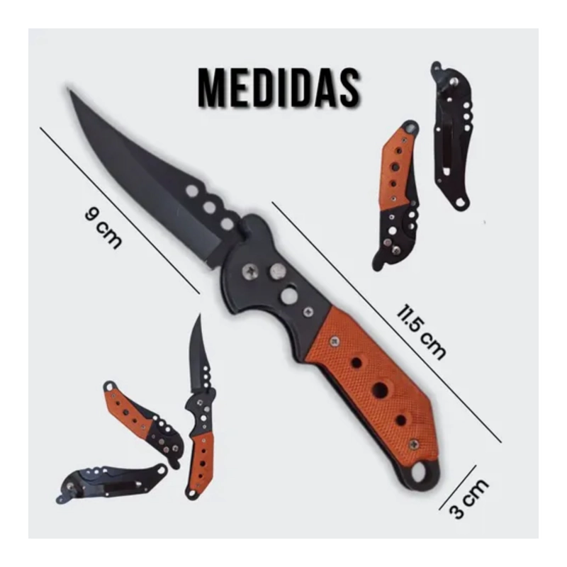 NAVAJA PLEGABLE BOLSILLO HOJA RED RAYO - 8