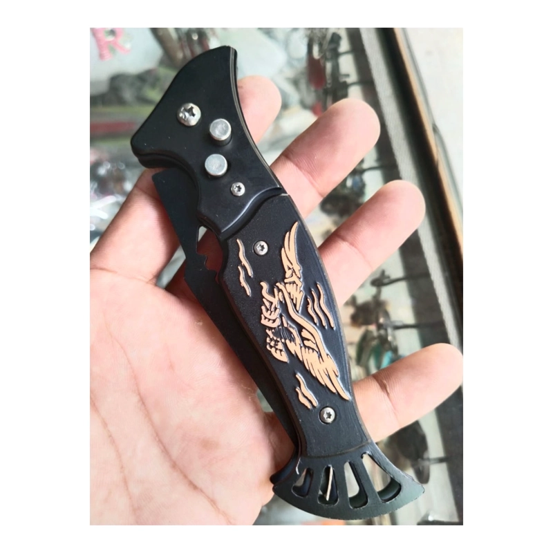 NAVAJA PLEGABLE AGUILA AUTOMATICA COLA DE FUEGO - 5
