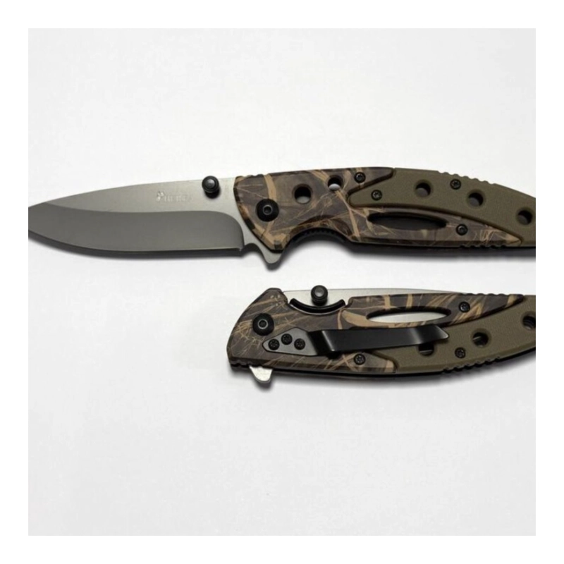 NAVAJA PLEGABLE CAMO FOLIE CAMUFLAJE CORTAPLUMA - 6