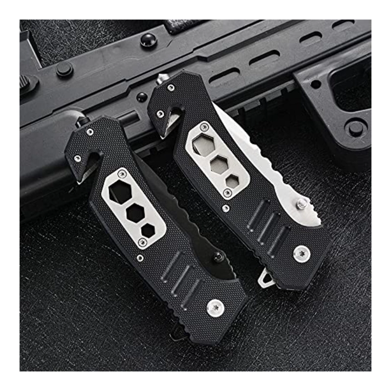 NAVAJA CRON PLEGABLE SERRADO APERTURA ASISTIDA NEGRO - 8