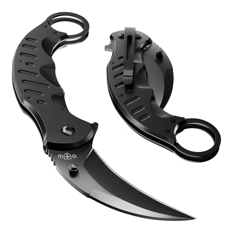 CUCHILLO KARAMBIT PLEGABLE ACERO 440C NAVAJA - 1