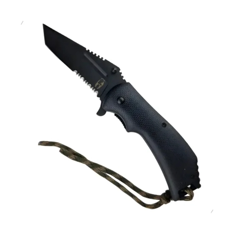 NAVAJA SUPERVIVENCIA HOJA FIJA PARACORD ESCARABAJO - 3