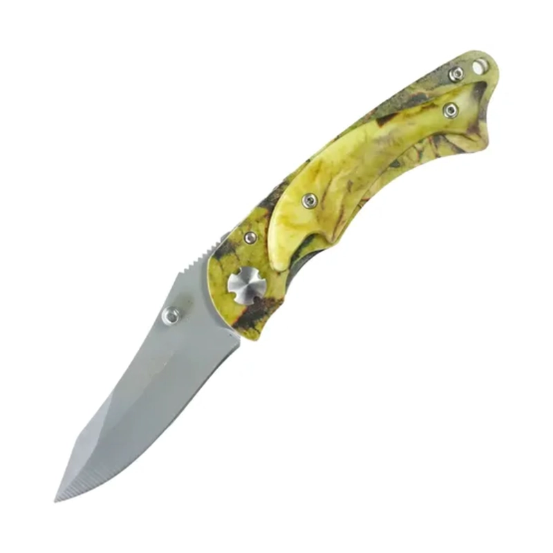 NAVAJA PLEGABLE SAPO BOLSILLO HOJA ACERO INOXIDABLE - 1