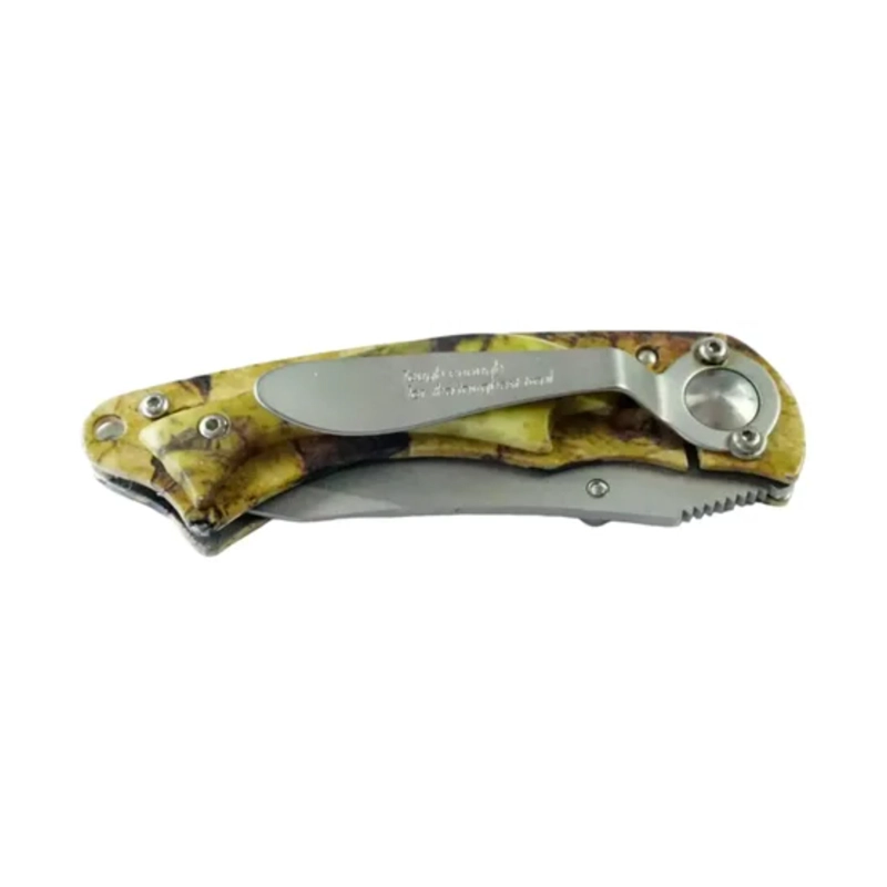 NAVAJA PLEGABLE SAPO BOLSILLO HOJA ACERO INOXIDABLE - 4