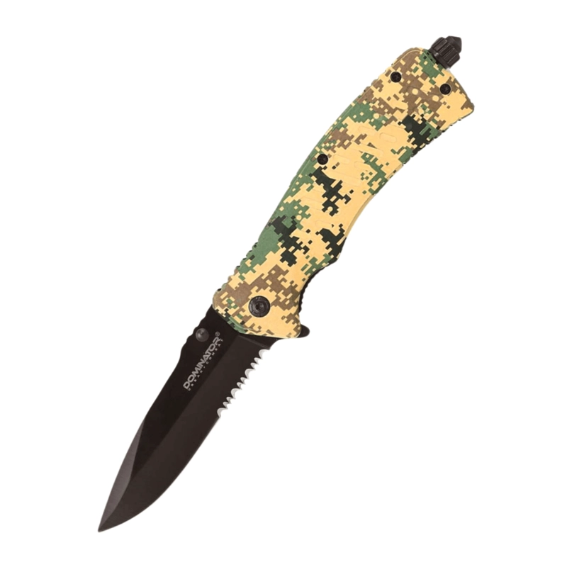 CUCHILLO PLEGABLE CAMUFLAJE DIGITAL ACERO INOXIDABLE - 2
