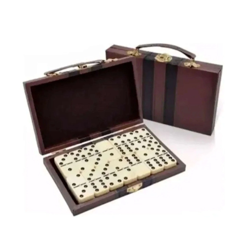 DOMINO CLASICO 28 FICHAS ESTUCHE MALETA - 3