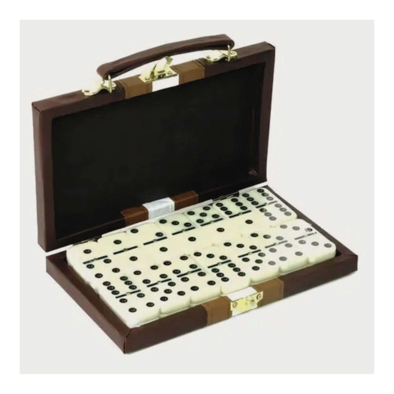 DOMINO CLASICO 28 FICHAS ESTUCHE MALETA - 4