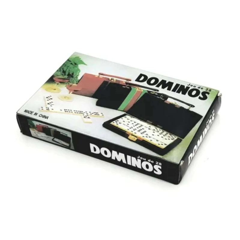 DOMINO CLASICO 28 FICHAS ESTUCHE MALETA - 5