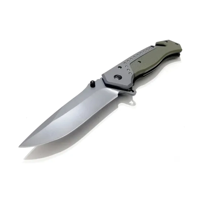 NAVAJA PLEGABLE GIO VERDE OLIVA G10 SUPERVIVENCIA - 2