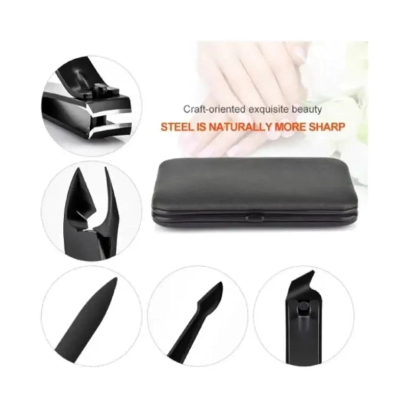SET MANICURA PEDICURA 16 PIEZAS ACERO INOXIDABLE - 4