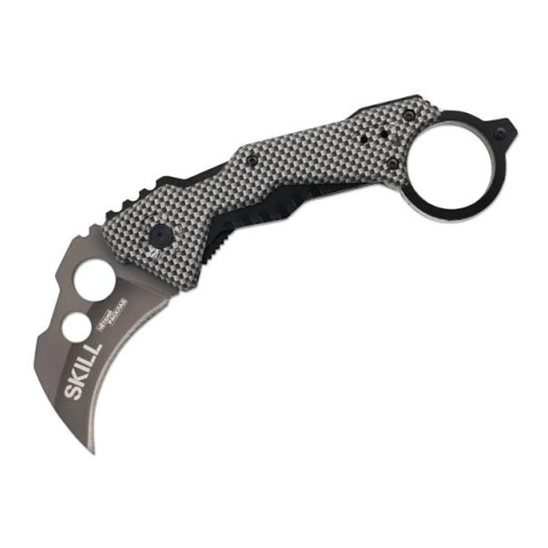 NAVAJA KARAMBIT GARRA HOJA FIJA FIBRA CARBONO METEOR - 2