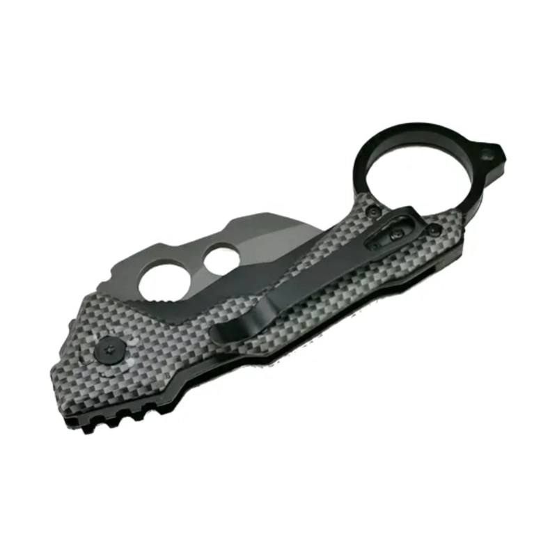 NAVAJA KARAMBIT GARRA HOJA FIJA FIBRA CARBONO METEOR - 4