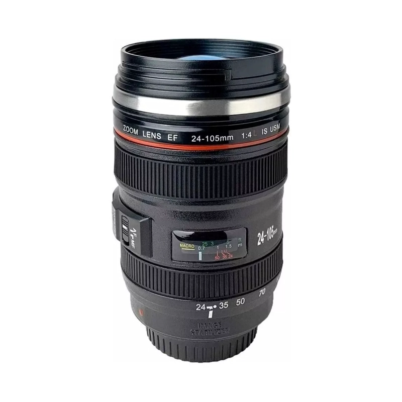 TAZA TERMICA LENTE CAMARA ACERO INOXIDABLE MUG - 3
