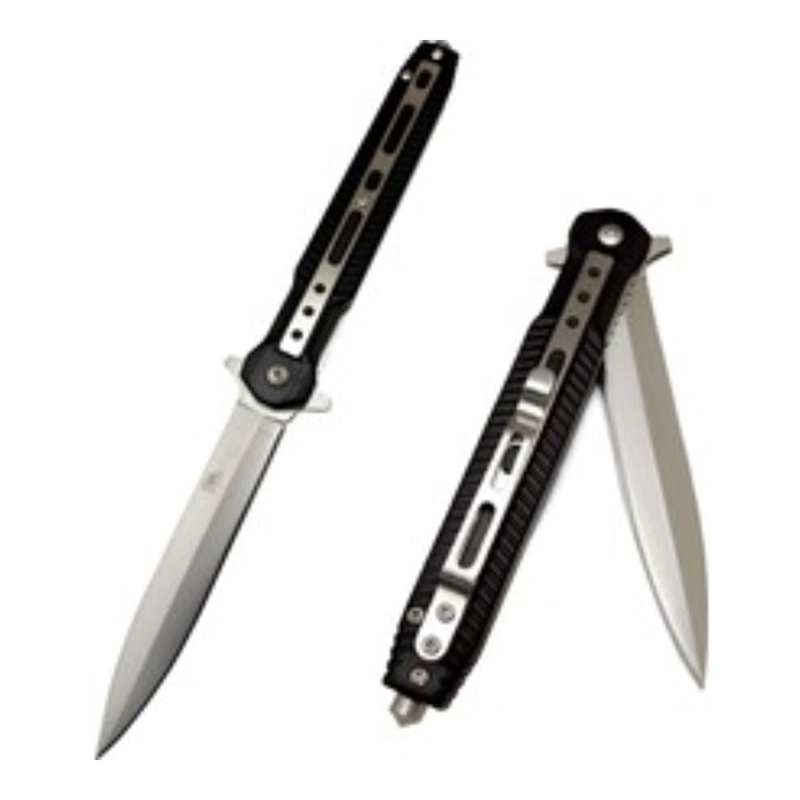 NAVAJA PLEGABLE BOTON ACERO BLACK EDGE - 1