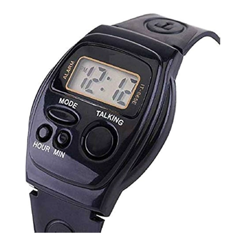 RELOJ DIGITAL CON FUNCION VOZ HABLA EN ESPAÑOL CIEGO - 4