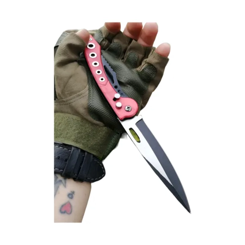 NAVAJA PLEGABLE HOJA NEGRA CAMPING STICKEE - 1