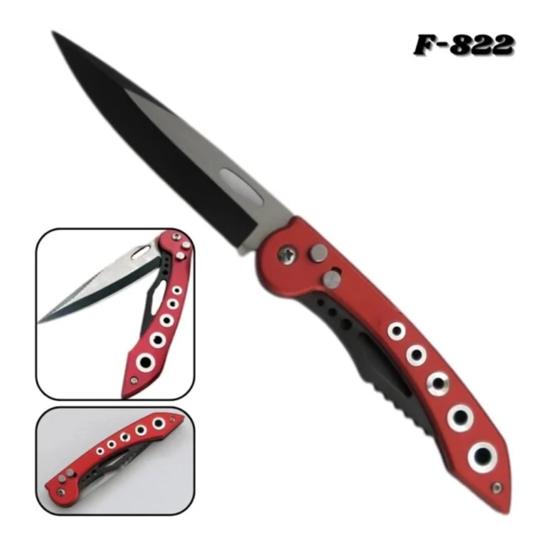 NAVAJA PLEGABLE HOJA NEGRA CAMPING STICKEE - 5
