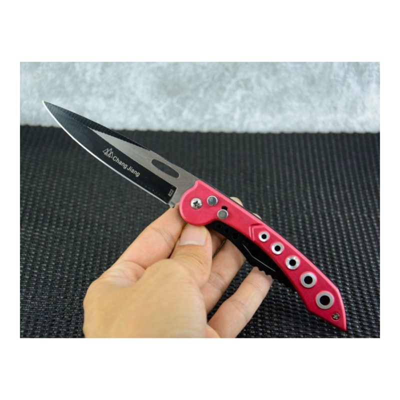 NAVAJA PLEGABLE HOJA NEGRA CAMPING STICKEE - 6