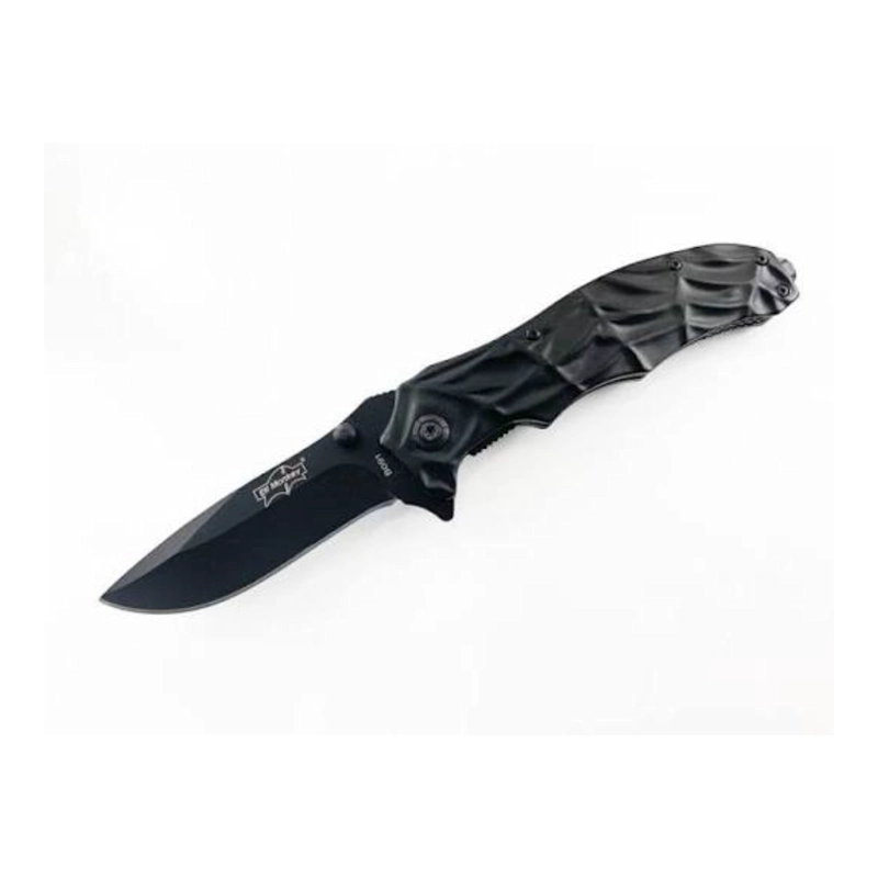 NAVAJA VANTABLACK PLEGABLE HOJA NEGRA MANGO TEXTURIZADO - 2
