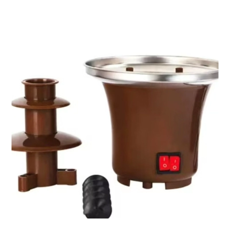 MINI FUENTE CHOCOLATE FONDUE 3 NIVELES - 5