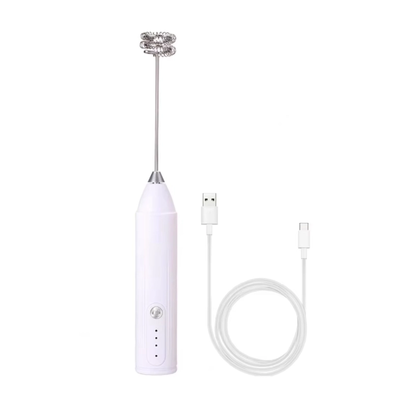 BATIDOR LECHE ELECTRICO RECARGABLE USB ESPUMADOR - 3