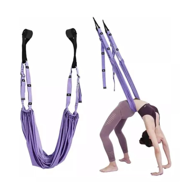 TELA YOGA AEREO MORADO KIT COMPLETO - 2