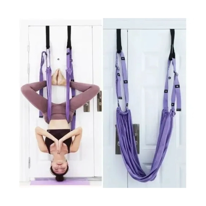 TELA YOGA AEREO MORADO KIT COMPLETO - 6