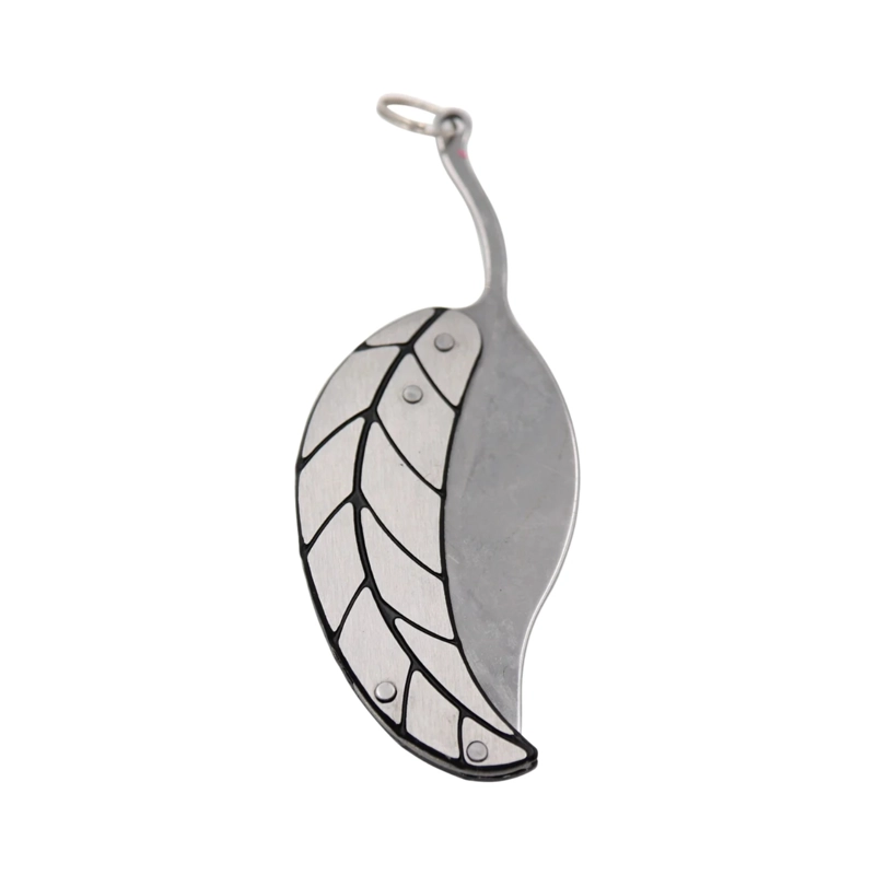 CORTAPLUMA PLEGABLE DISEÑO HOJA NERVADURA FOLIE - 5