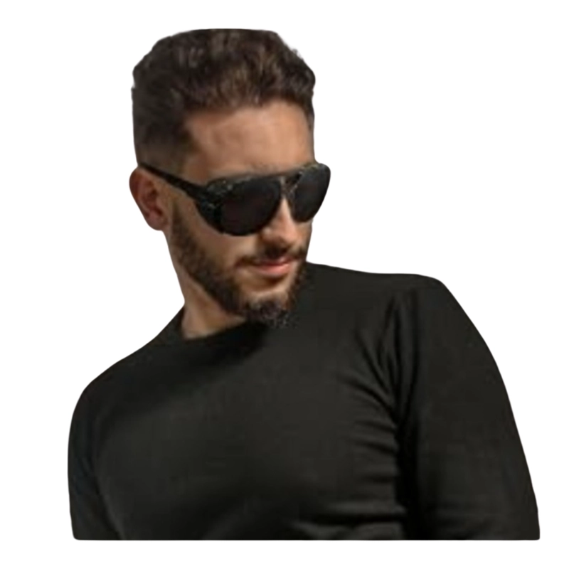 LENTES SOL PROTECCION LATERAL MONTURA BEACHBAND BLACK - 4