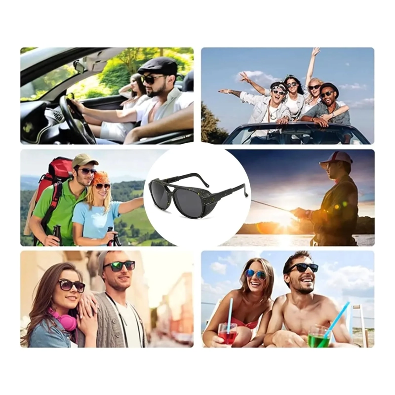 LENTES SOL PROTECCION LATERAL MONTURA BEACHBAND BLACK - 5