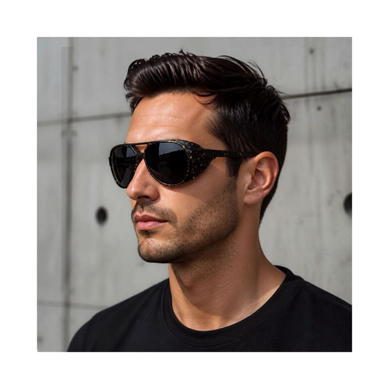 LENTES SOL PROTECCION LATERAL MONTURA BEACHBAND BLACK - 6