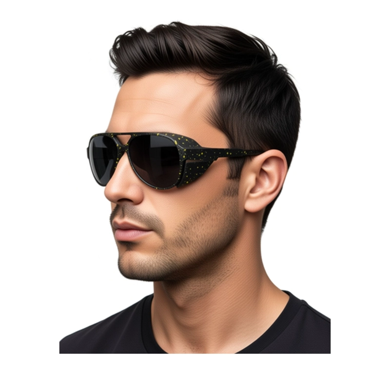 LENTES SOL PROTECCION LATERAL MONTURA BEACHBAND BLACK - 7