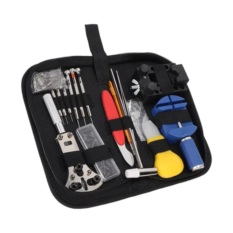 KIT HERRAMIENTAS REPARACION RELOJES PIEZAS - 1