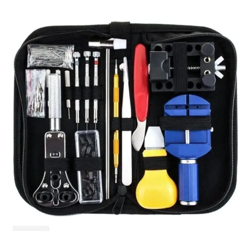 KIT HERRAMIENTAS REPARACION RELOJES PIEZAS - 4
