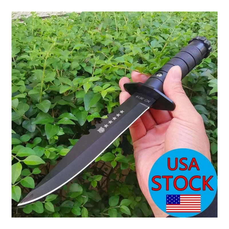CUCHILLO SUPERVIVENCIA HOJA FIJA NEGRO BLACK FIND - 7