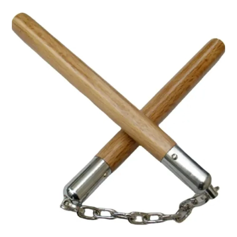 NUNCHAKU MADERA 30CM ARTES MARCIALES ENTRENAMIENTO CADENA - 3