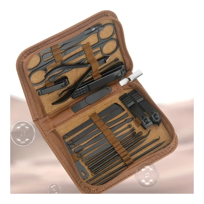 SET MANICURA PEDICURA 26 PIEZAS ESTUCHE PROFESIONAL - 6