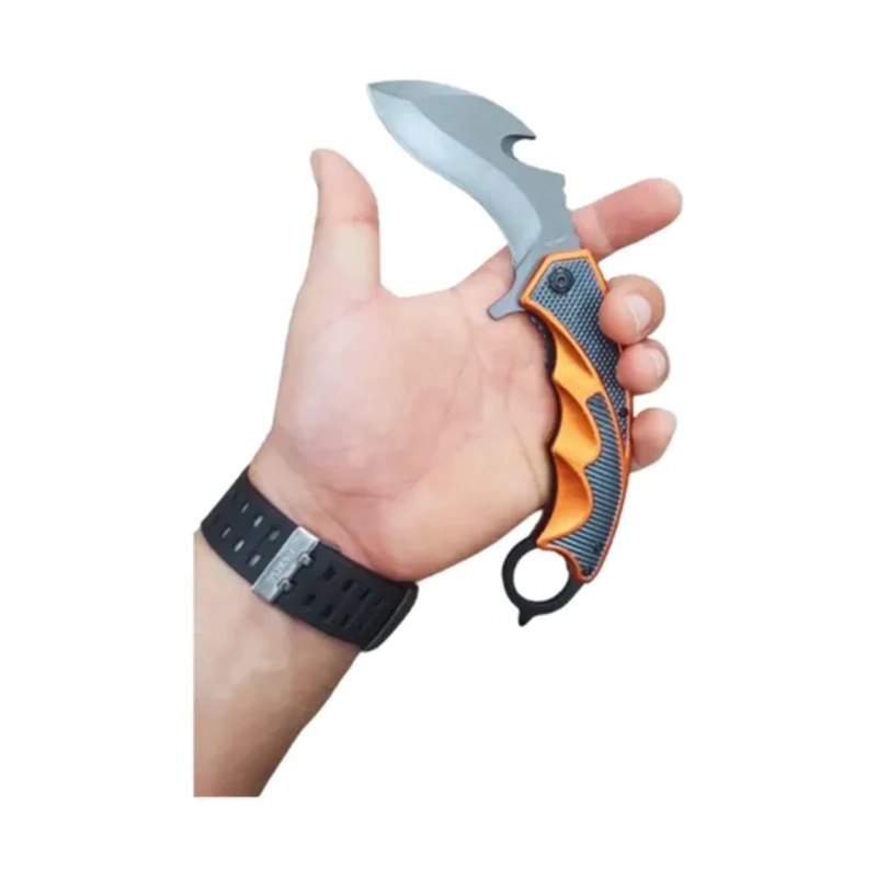 CUCHILLO KARAMBIT PLEGABLE FOX GREEN - 2