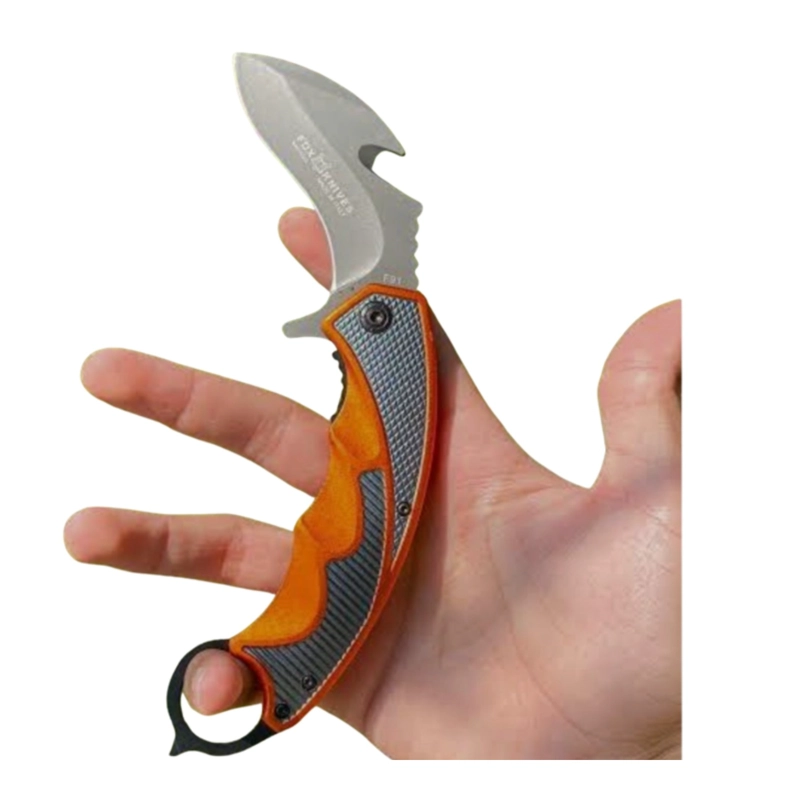 CUCHILLO KARAMBIT PLEGABLE FOX GREEN - 3
