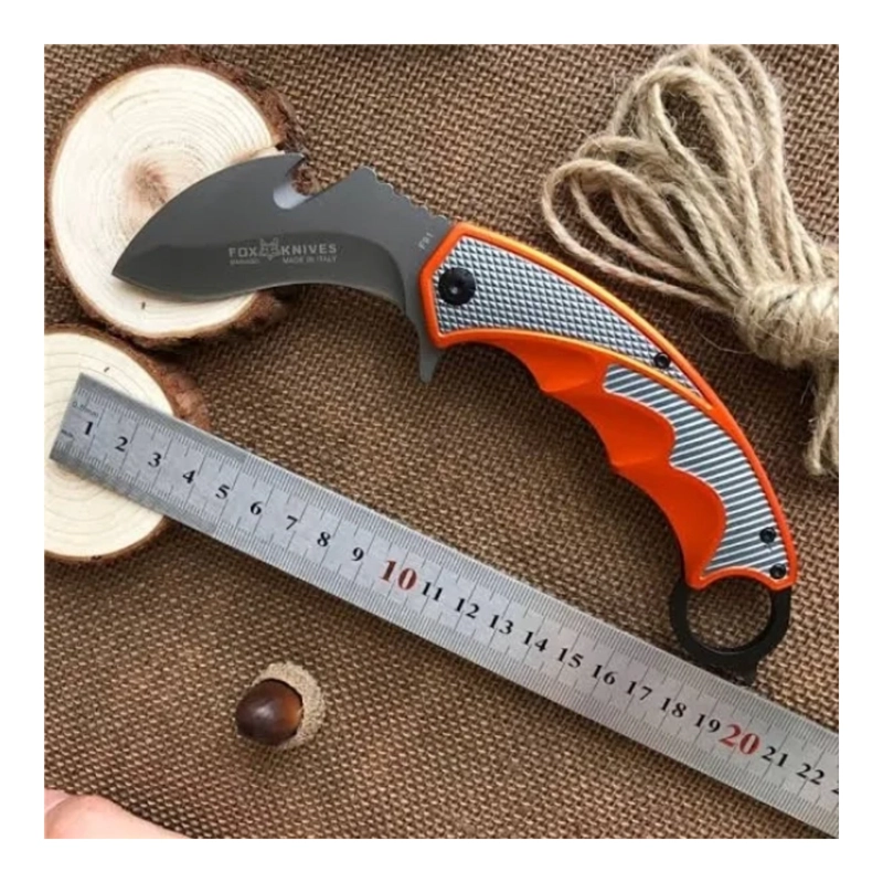 CUCHILLO KARAMBIT PLEGABLE FOX GREEN - 5