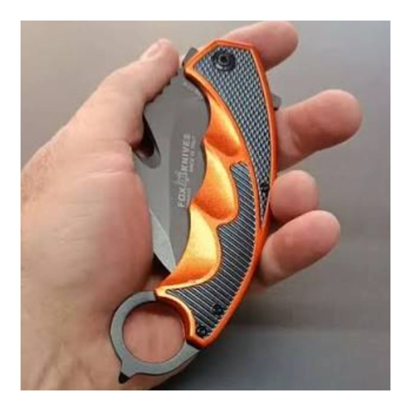 CUCHILLO KARAMBIT PLEGABLE FOX GREEN - 8
