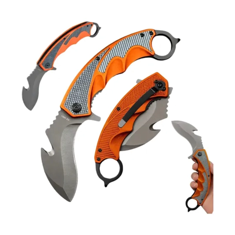 CUCHILLO KARAMBIT PLEGABLE FOX GREEN - 9